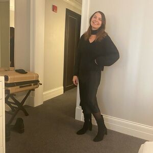 Elegant Black Women's Sweater